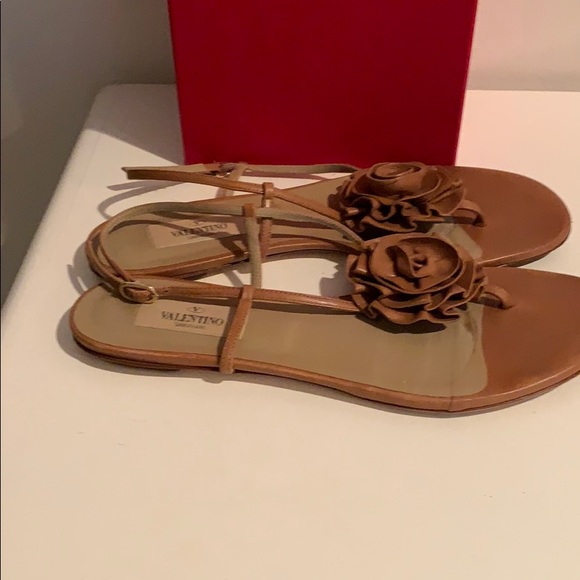 Valentino Luggage Colored Sandals - Picture 3 of 5